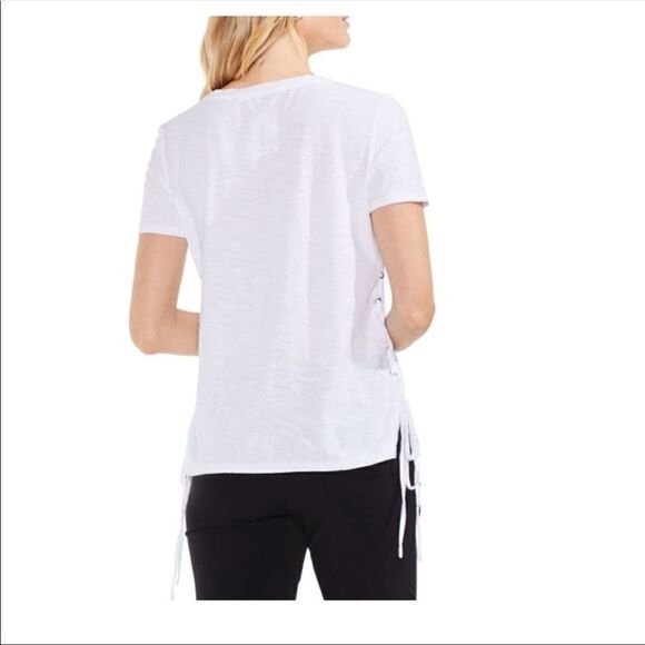 Vince Camuto Side Lace Up Tee - Picture 2 of 2